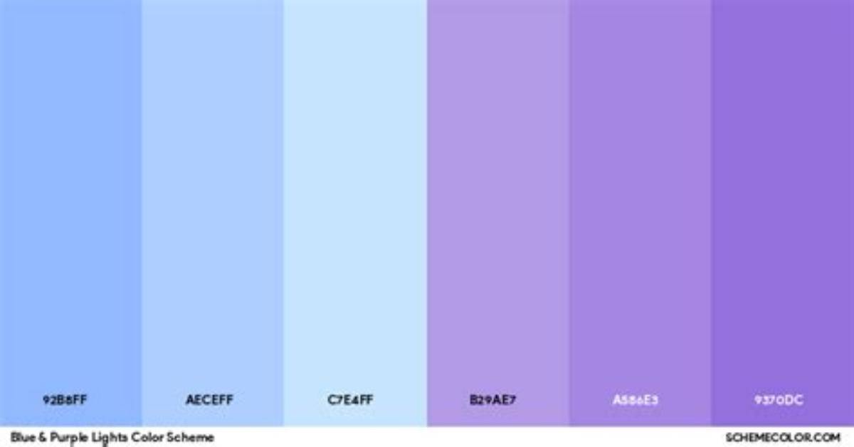 Does Pale Blue Go with Purple?