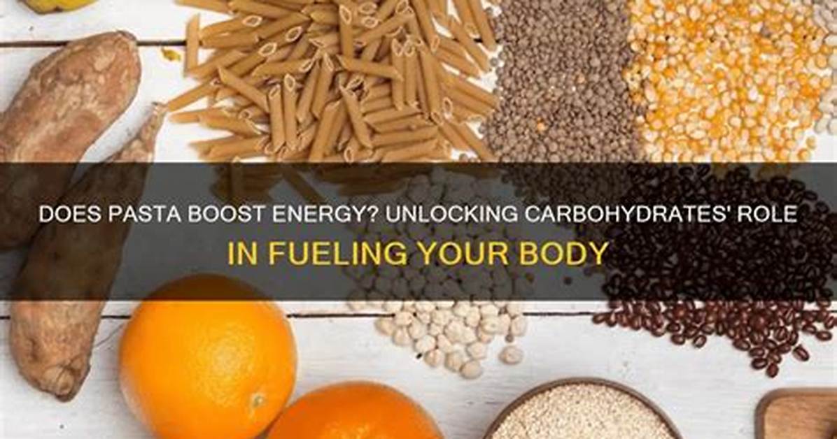 Does Pasta Help with Energy