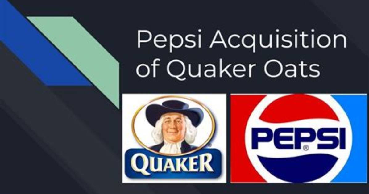 Does Pepsi Own Quaker Oats?