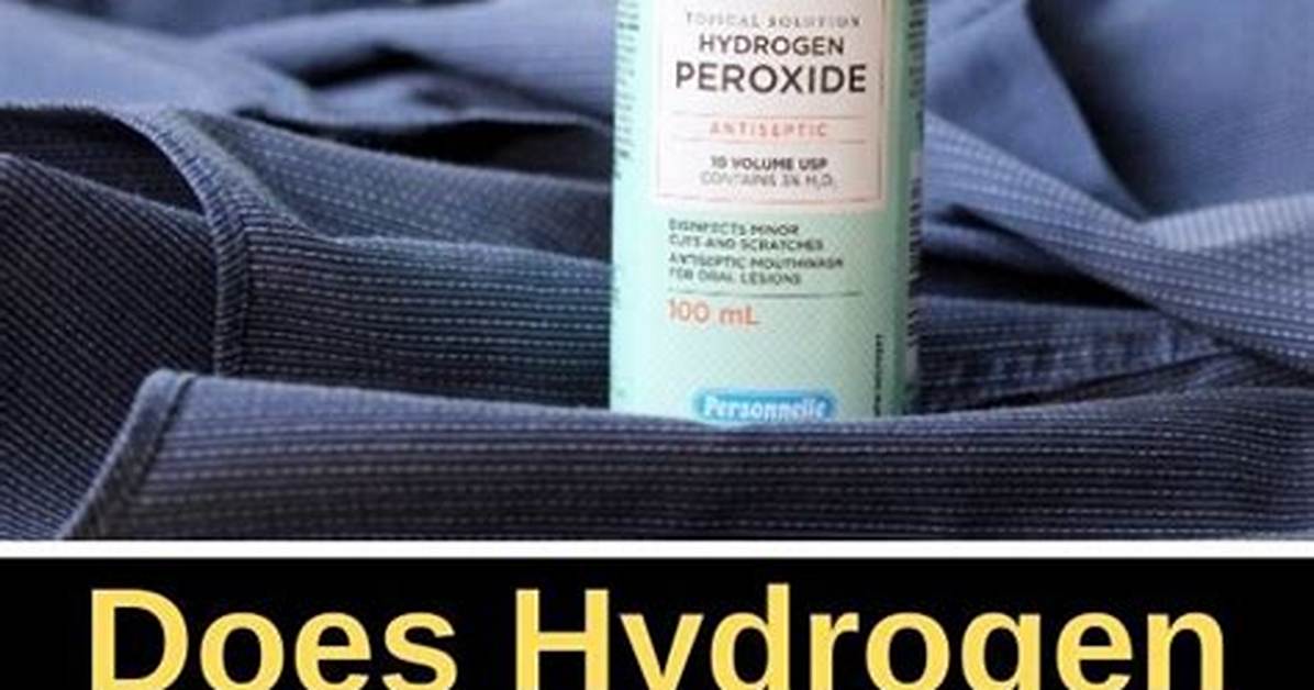 Does Peroxide Help with Stains?