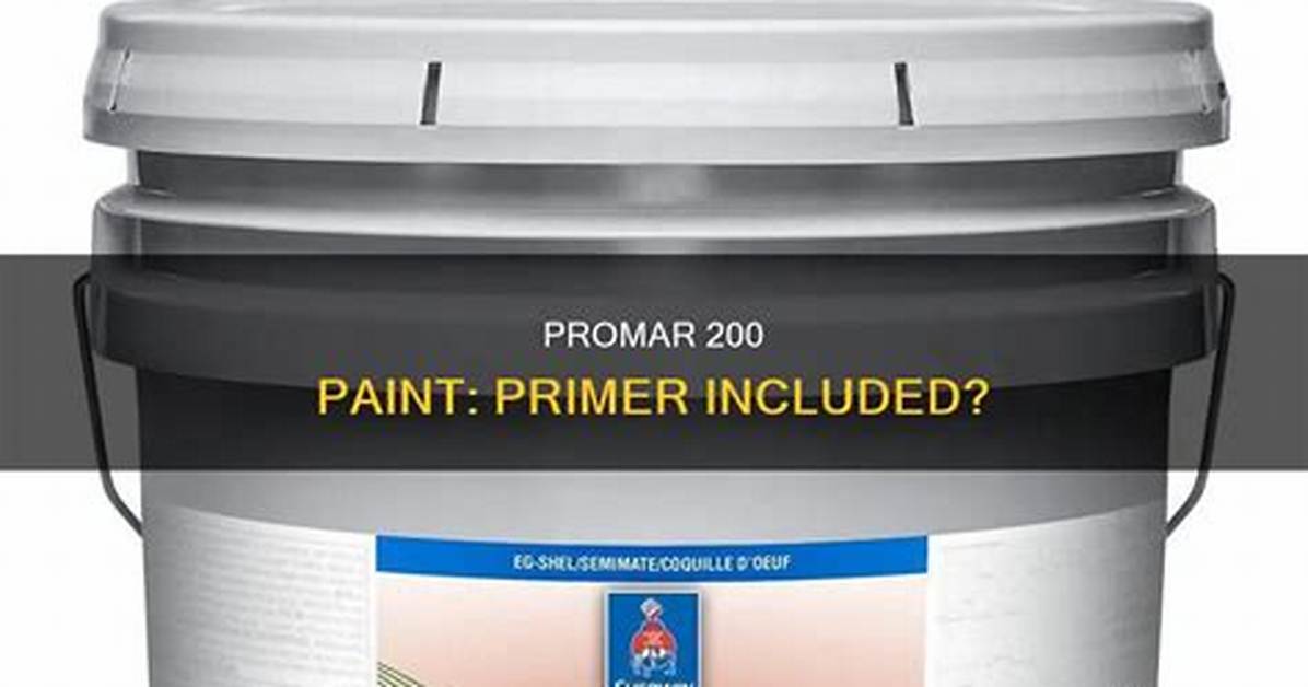 Does Promar 200 Need Primer