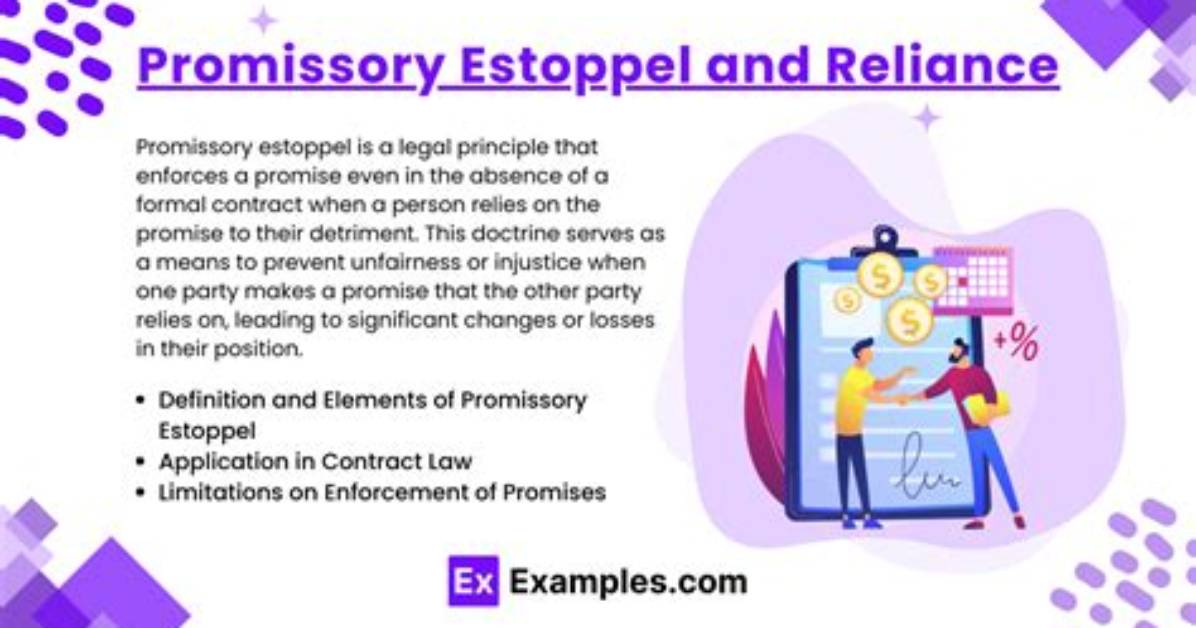 Does Promissory Estoppel Require a Contract?