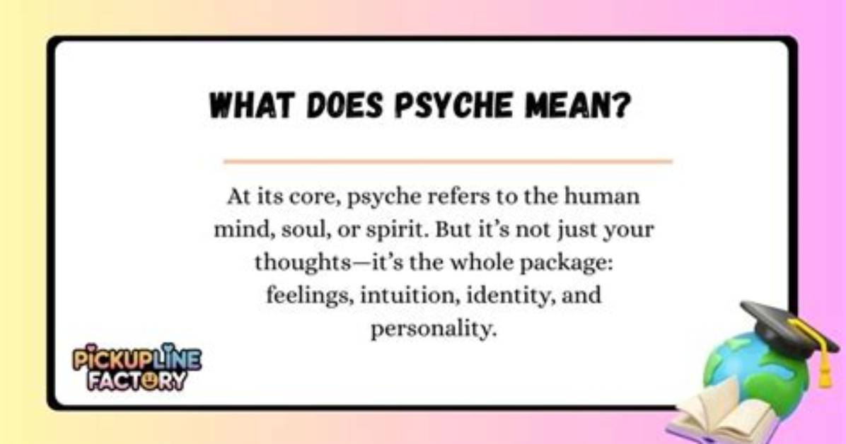 Does Psyche Mean Soul?