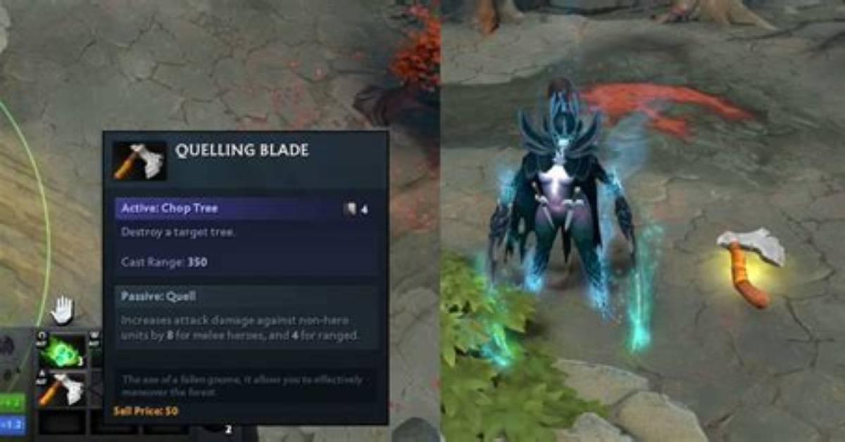 Does Quelling Blade Work on Denies?
