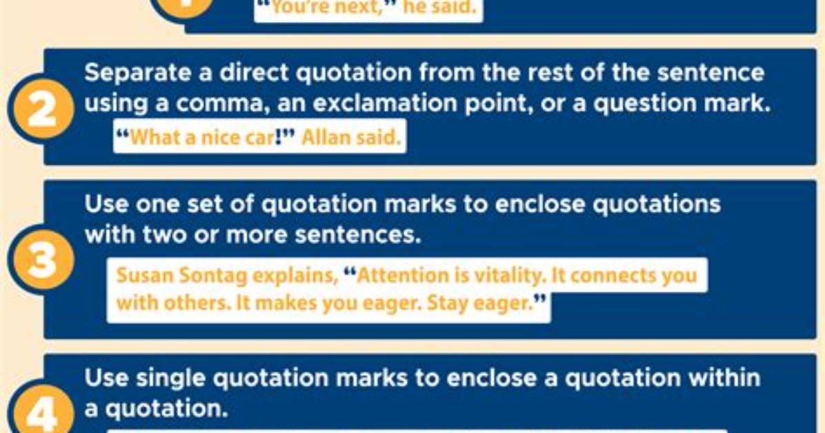 Does Quoting Use Quotation Marks?