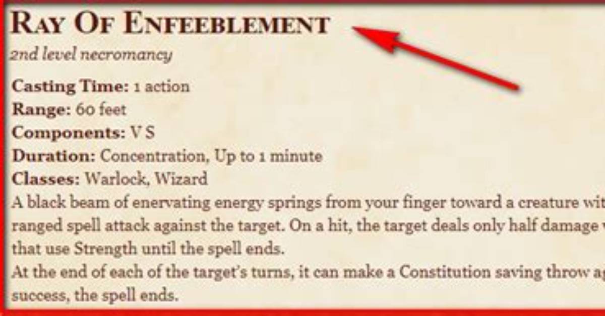 Does Ray of Enfeeblement Stack with Itself?