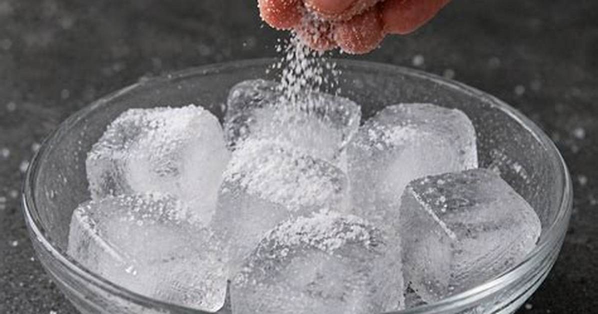 Does Real Salt Melt Ice