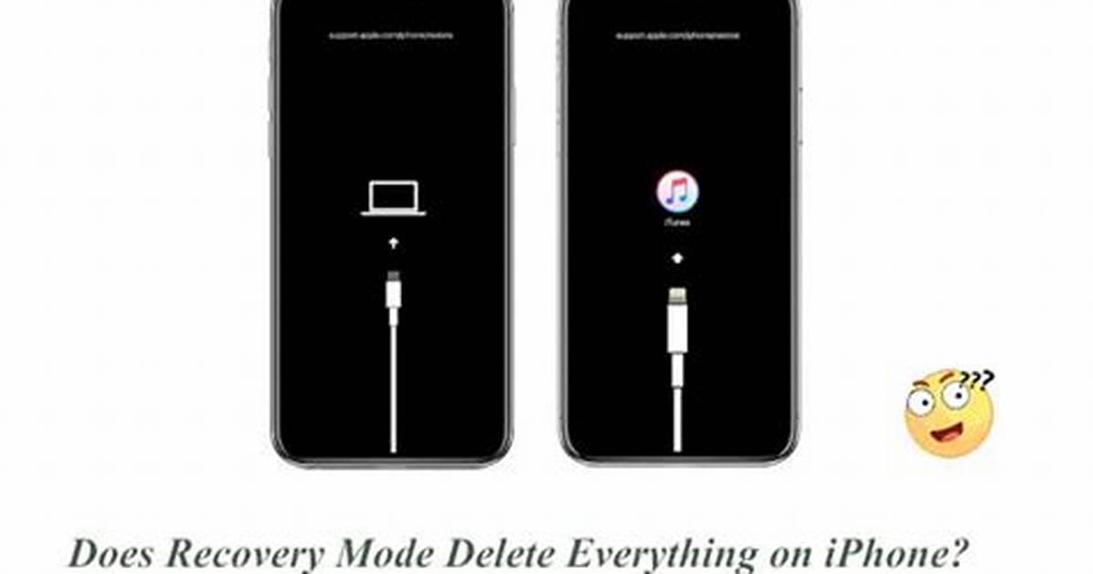 Does Reinstalling iOS Delete Everything?