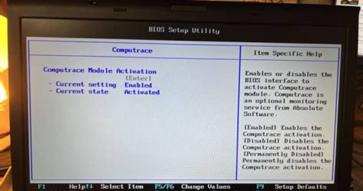 Does Replacing Bios Chips Remove Computrace?