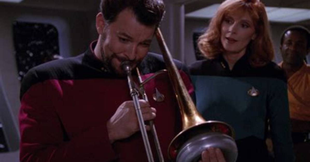 Does Riker Plays Trombone?