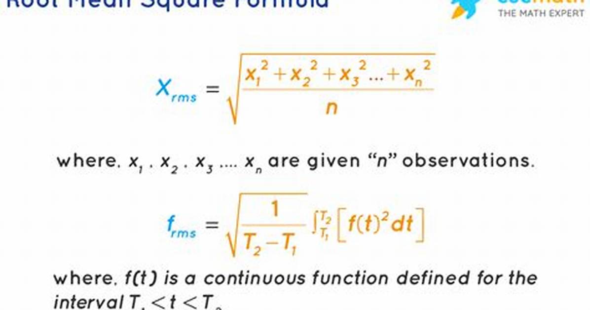 Does Root Mean Square?