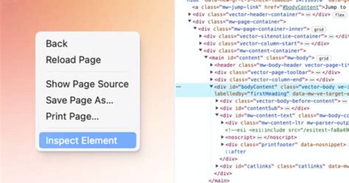 Does Safari Have Inspect Element?
