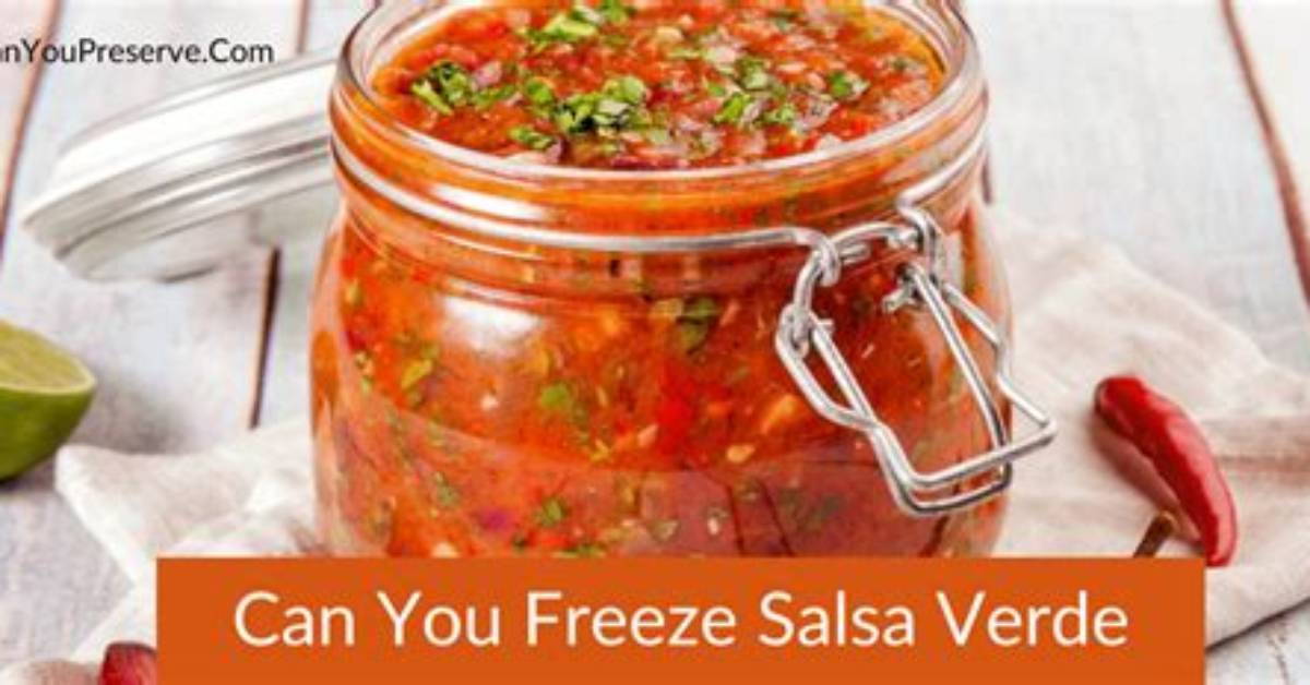 Does Salsa Freeze Well
