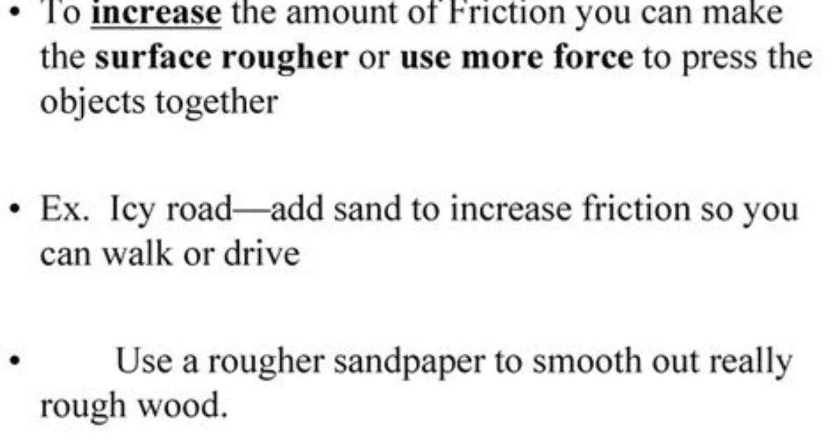 Does Sandpaper Increase Friction?