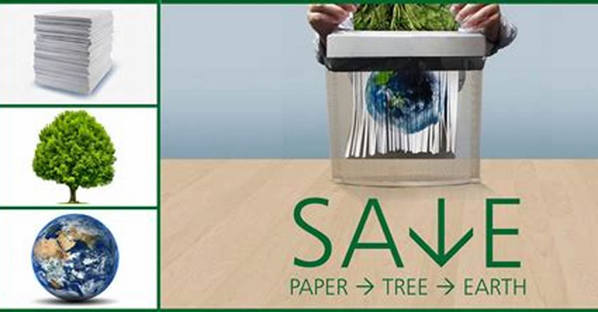 Does Saving Paper Save Trees?