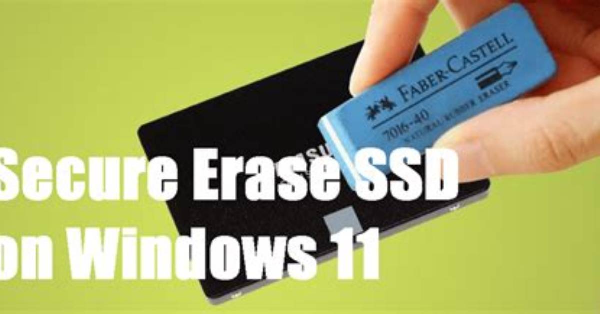 Does Secure Erase Remove Operating System?