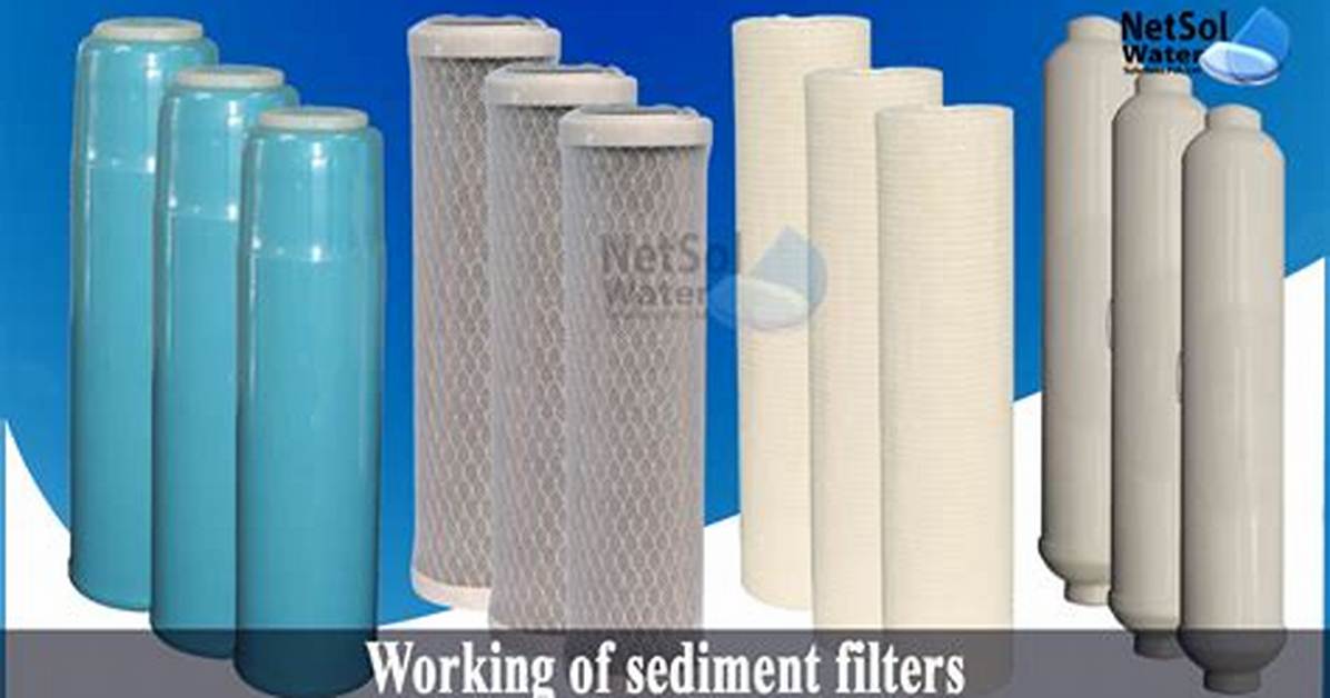 Does Sediment Filter Reduce Tds?