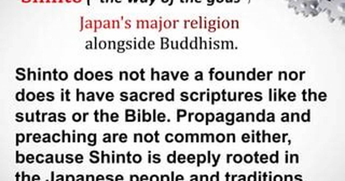 Does Shinto Have a Bible