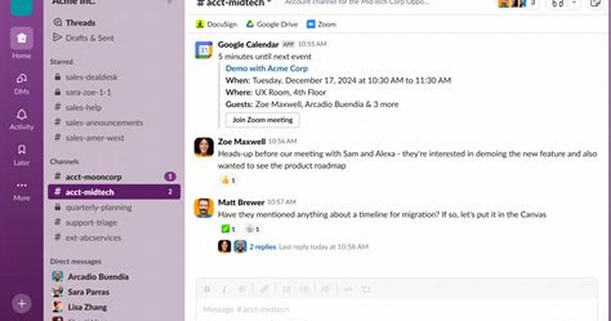 Does Slack Have Subchannels?