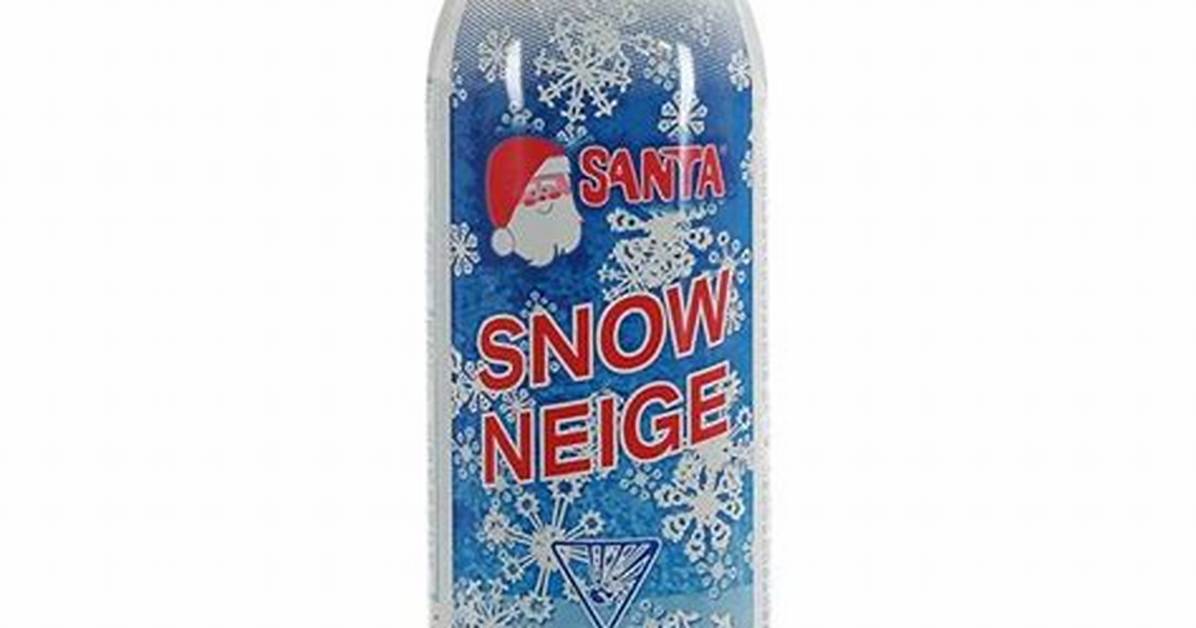 Does Spray Snow Come Off