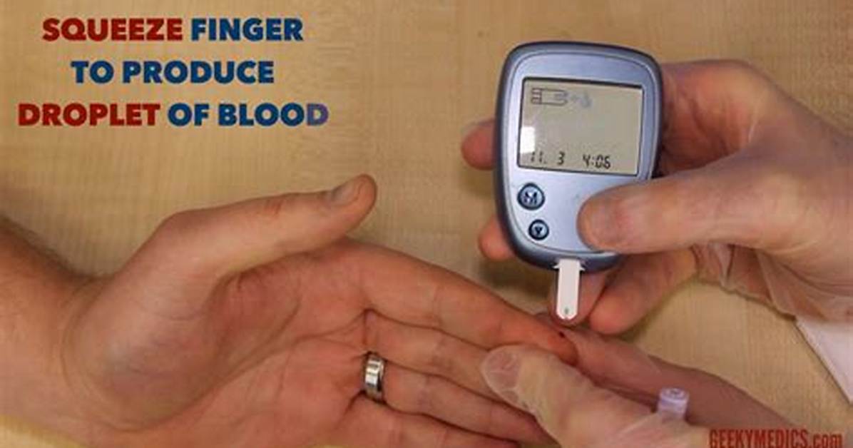 Does Squeezing Your Finger Affect Blood Sugar