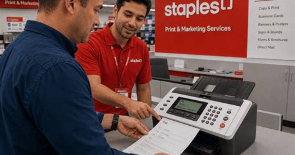 Does Staples Have a Fax Machine?