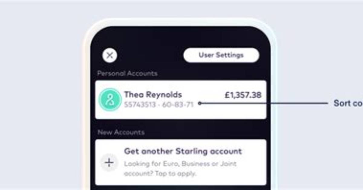 Does Starling Bank Have a Sort Code?