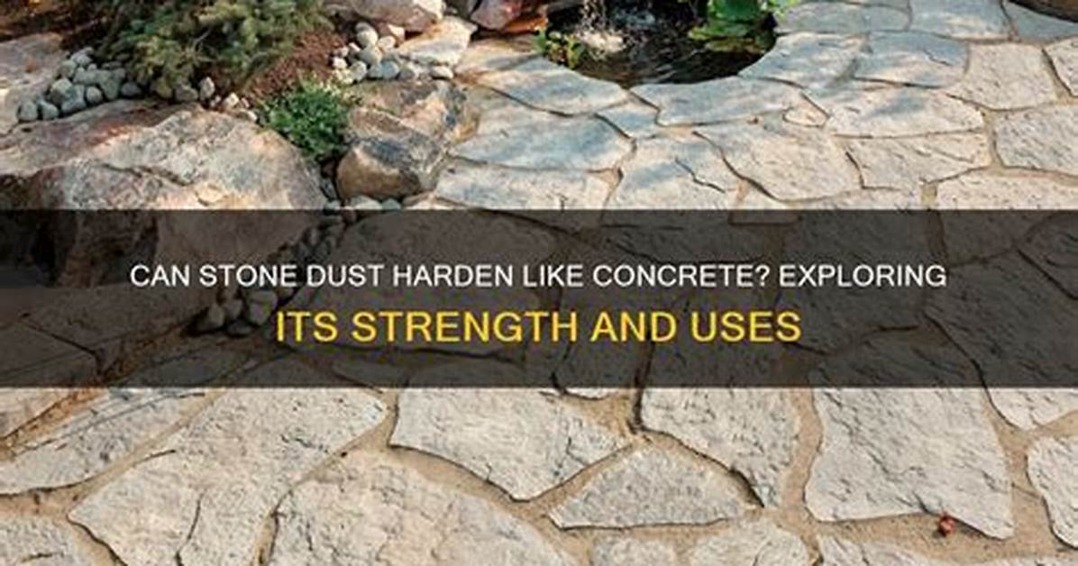 Does Stone Dust Hold Water