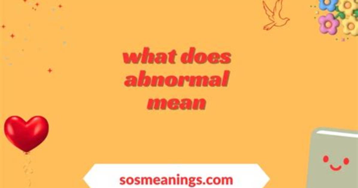 Does Subnormal Mean Abnormal?