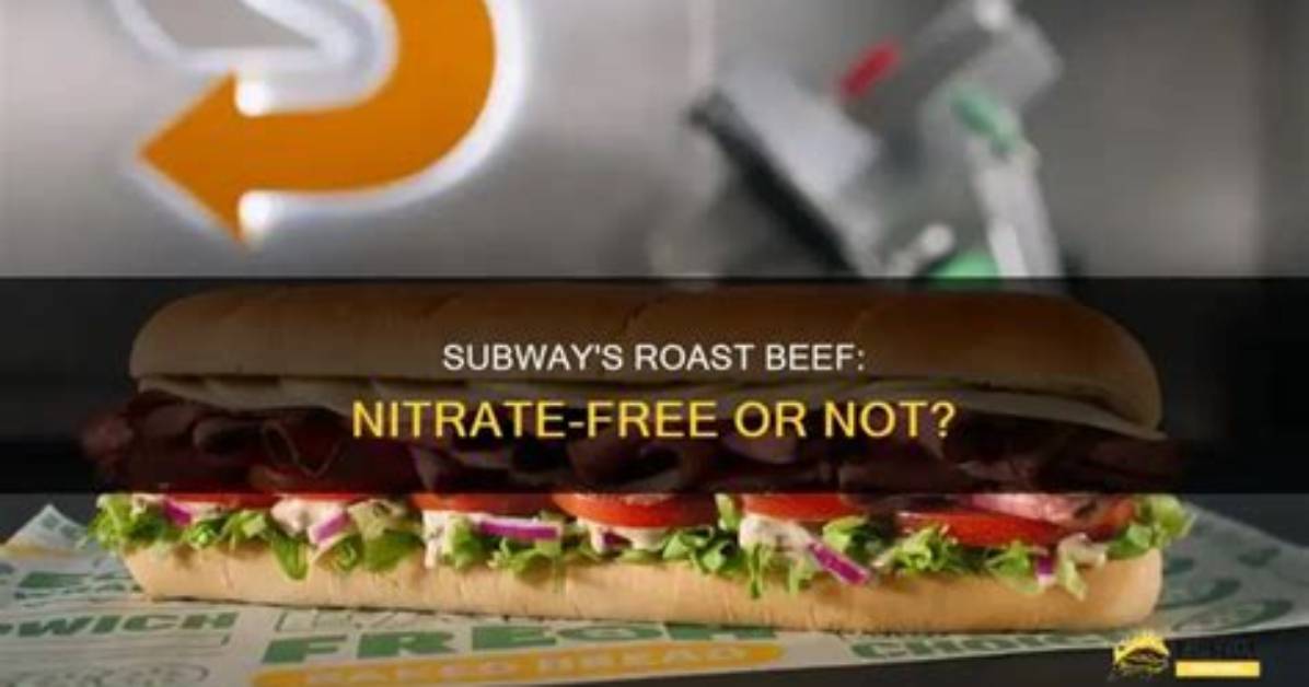Does Subway Sell Beef
