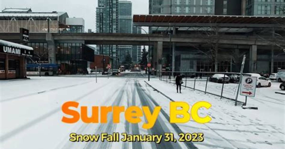 Does Surrey Bc Get Snow?