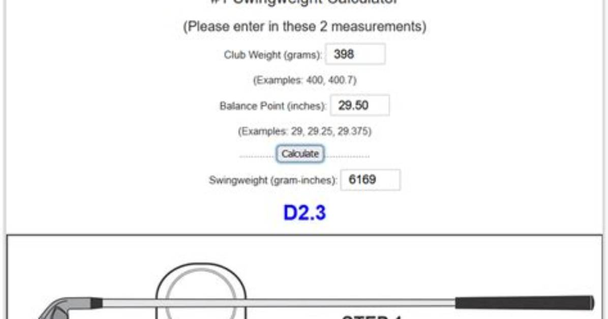 Does Swing Weight Affect Distance?