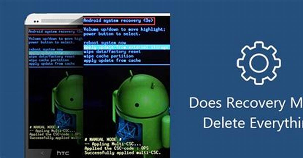 Does System Update Delete Everything Android?