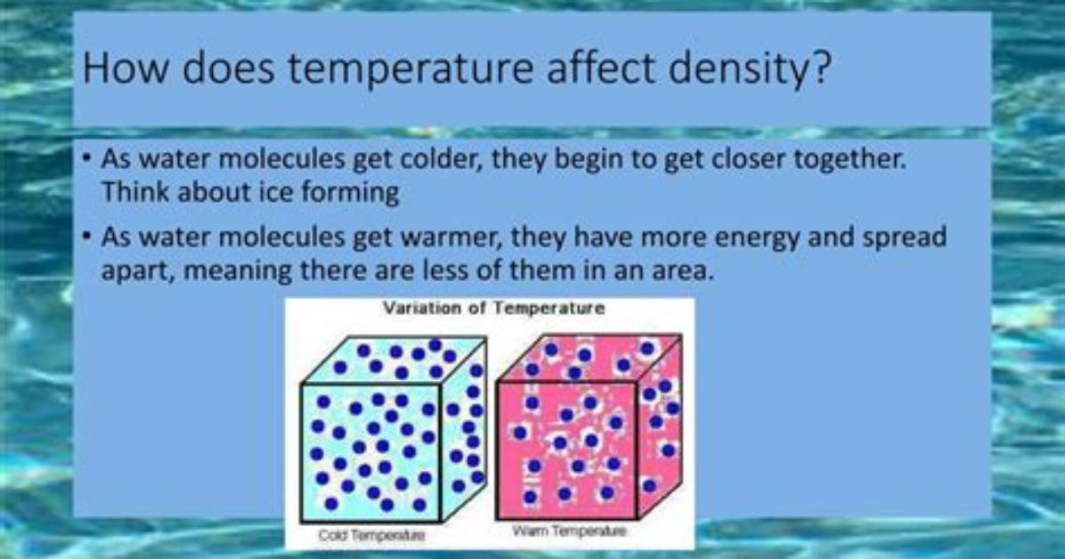 Does Temperature Affect Water Pressure?