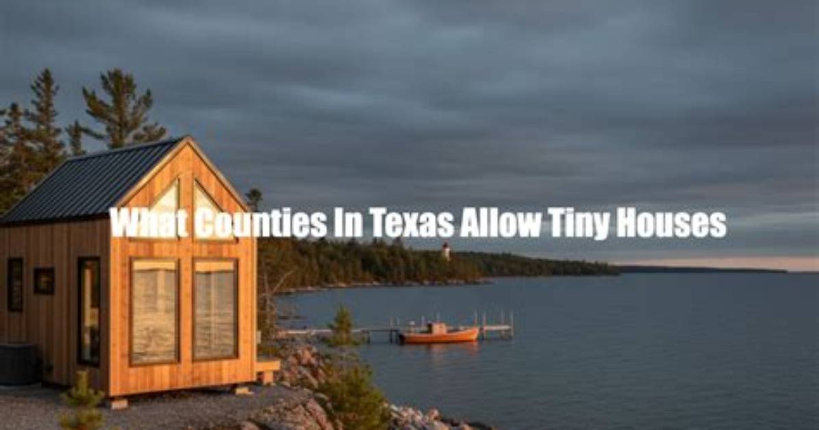 Does Texas Allow Tiny Houses