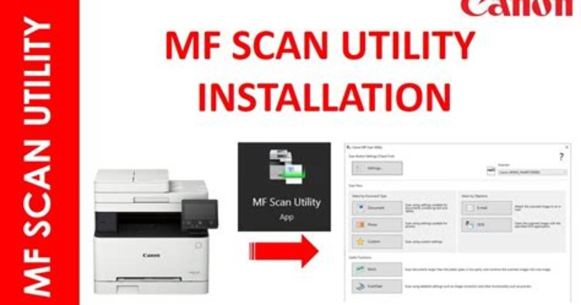 Does the Canon Mf Scan Utility Support Scanning Multiple Pages into Individual Files?