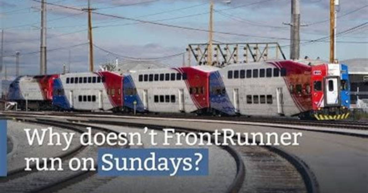 Does the Frontrunner Run on Sundays?