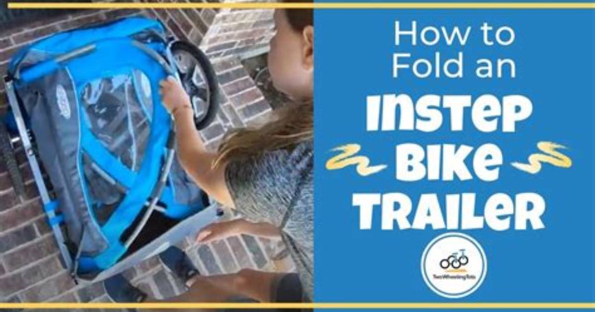 Does the Instep Bike Trailer Fold Down