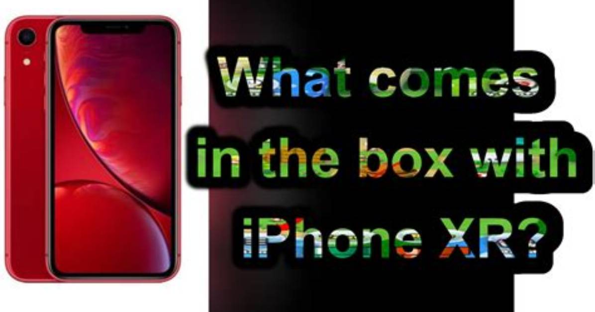 Does the Iphone Xr Come with an Adaptor?
