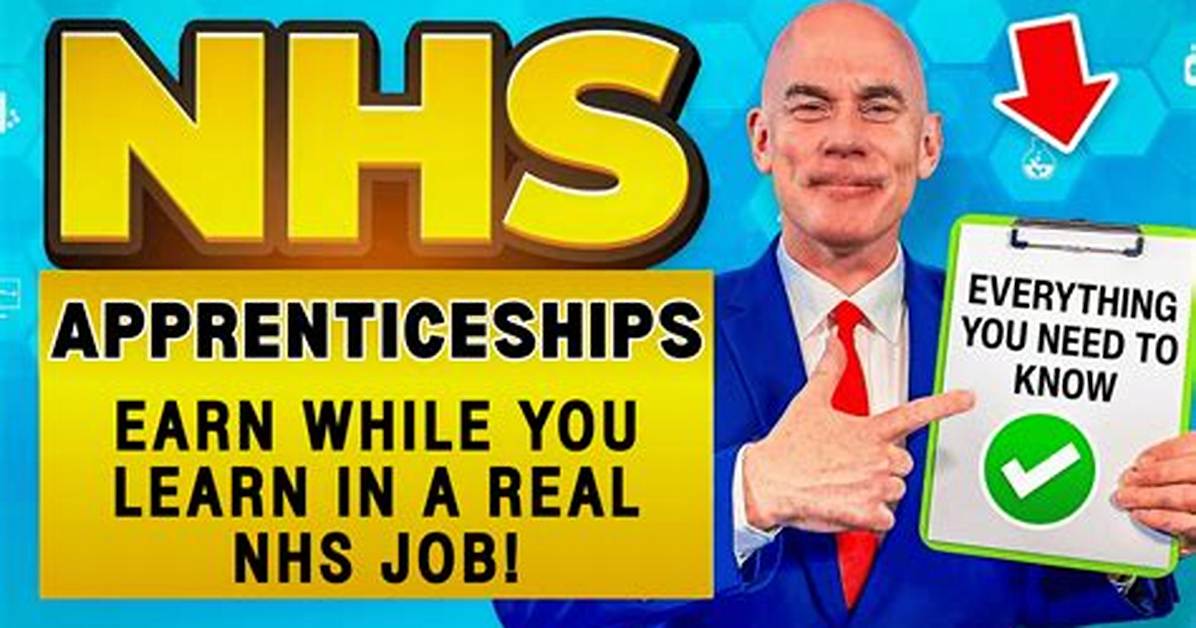 Does the Nhs Do Apprenticeships?