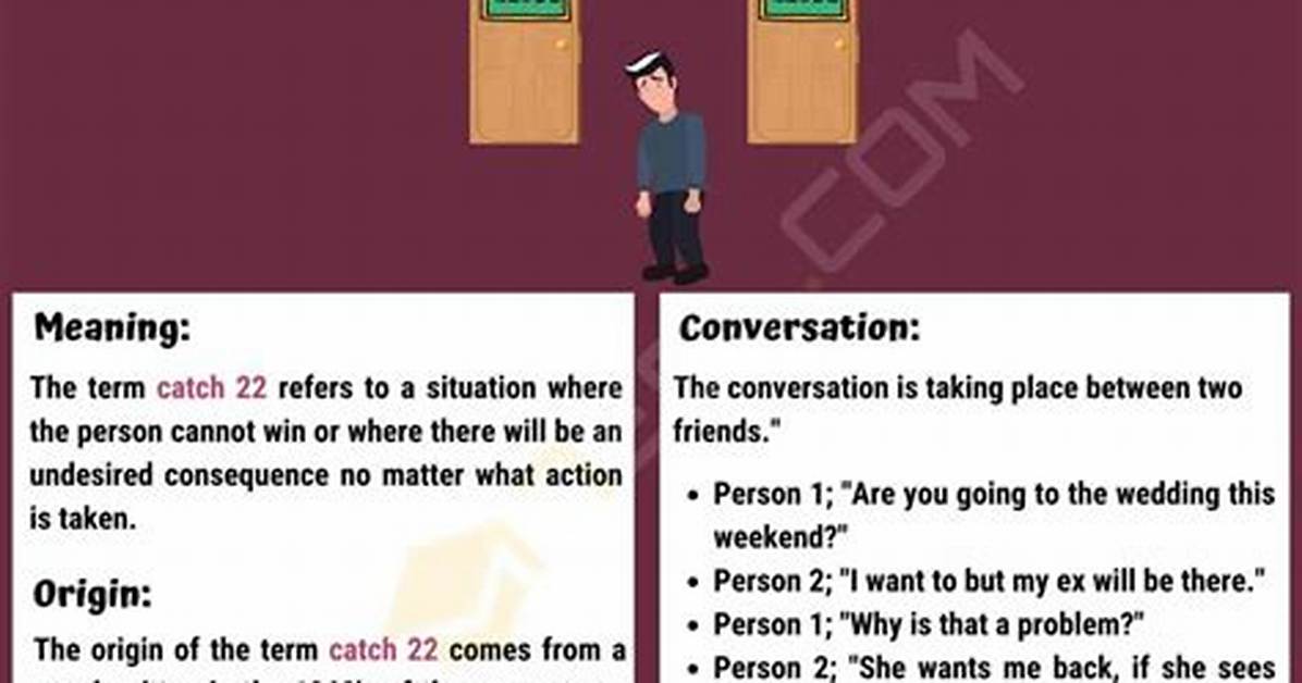 Does the Phrase Catch 22 Mean?