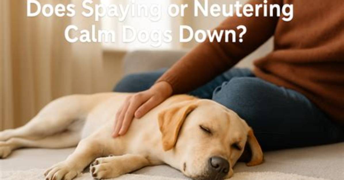 Does the Snip Calm Dogs Down?