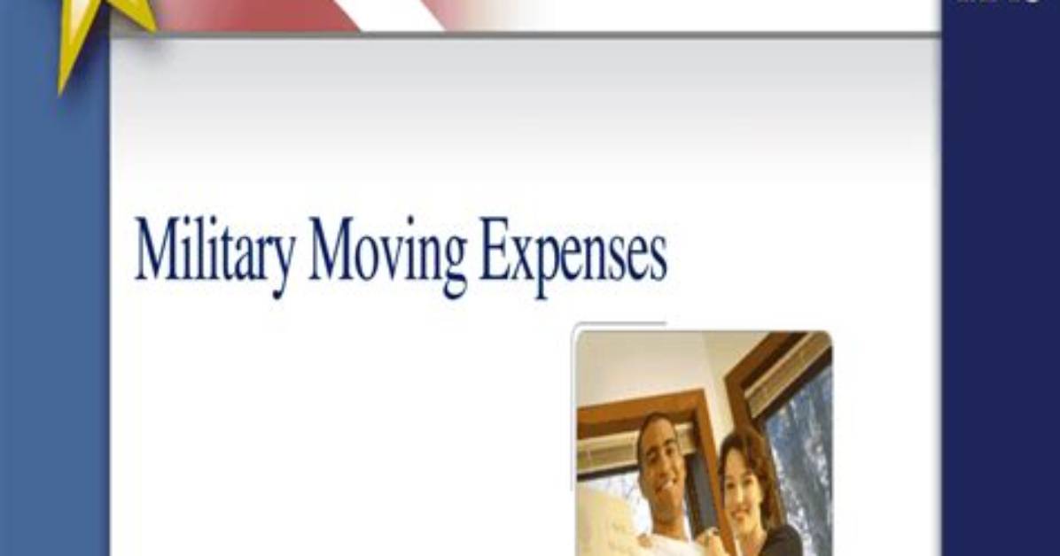 Does the Va Help with Moving Expenses?