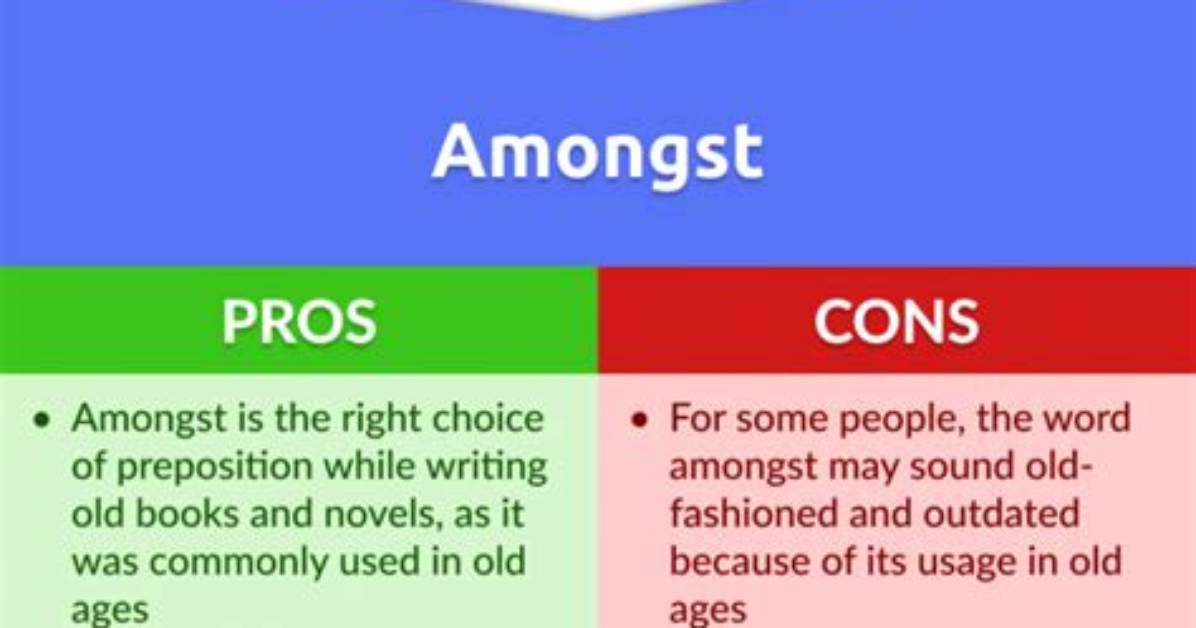Does the Word Amongst Exist?