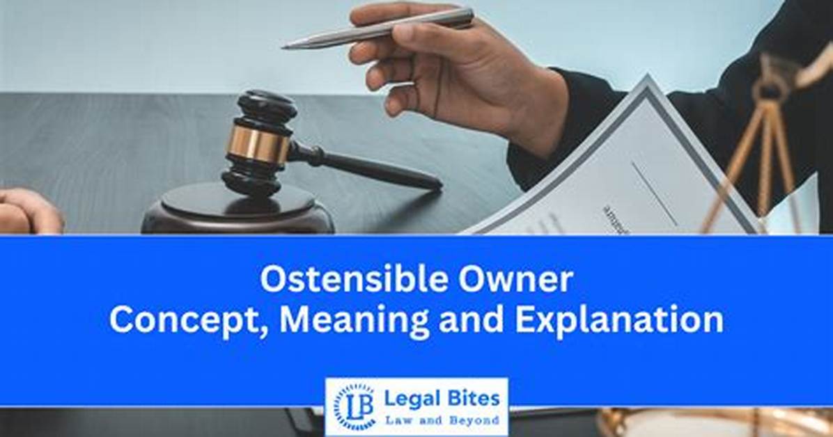 Does the Word Ostensible Mean?