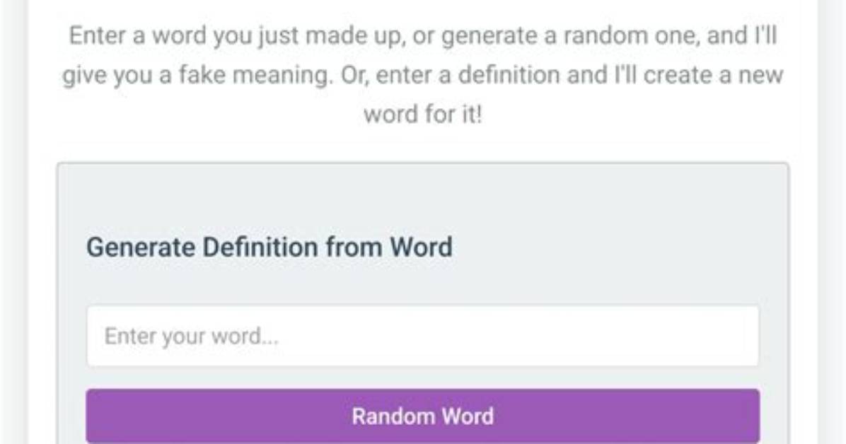 Does the Word Wordless Exist?