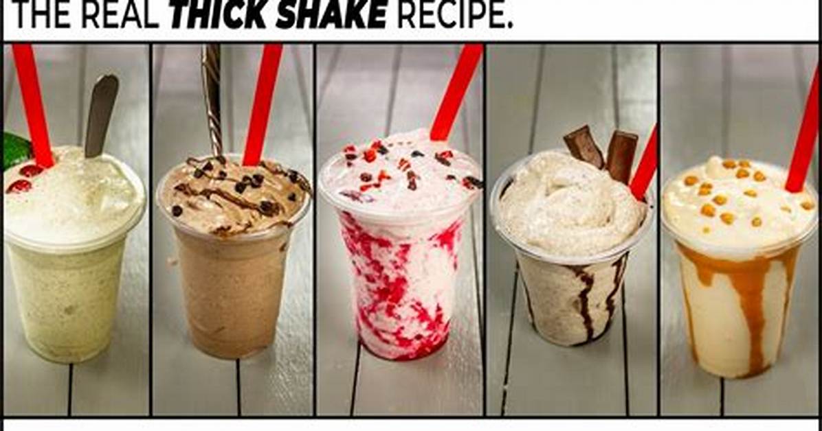 Does Thick Shakes Have Milk?