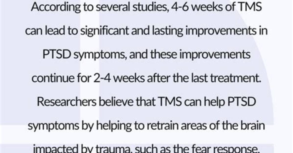Does Tms Work for Ptsd
