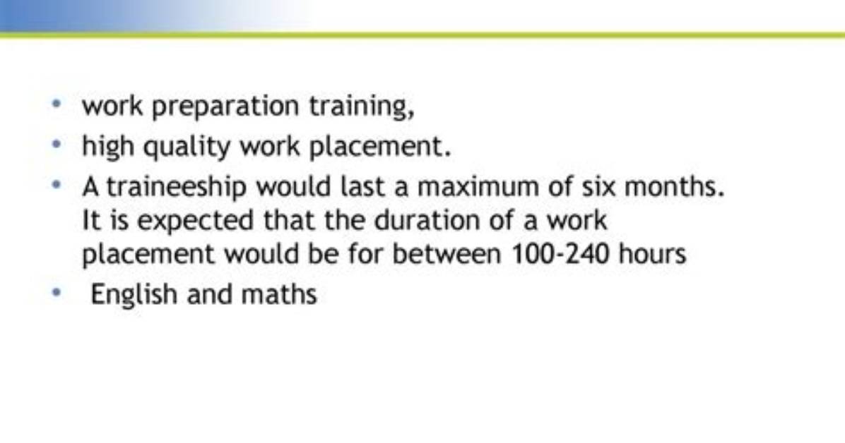Does Traineeship Count as Work Experience?