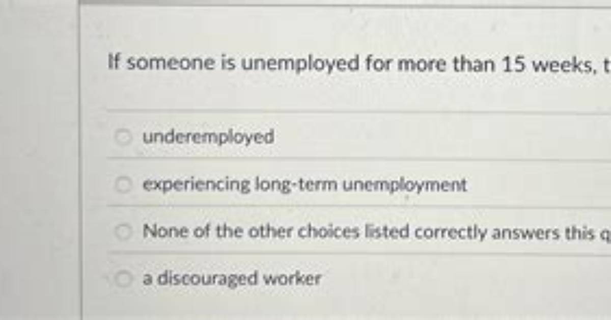 Does Underemployed Counted as Unemployed?